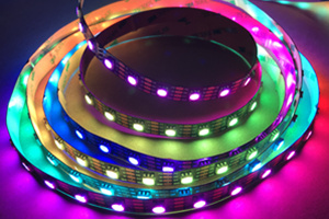 60PCS HD107S RGB Full Color LED Strip DC5V PMW 27KHz