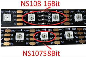 HD108 16bit Addressable LED on market