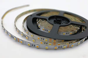 DC24V 5050 CCT LED Lighting Strip Half Warm white and Half pure white