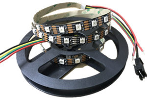 72LEDs 5m WS2815 Digital LED Lighting Strip 10mm Black PCB